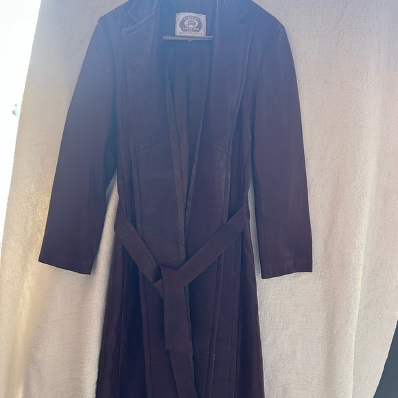 Jackets & Blazers - Overland Sheepskin Burgundy Long Woman’s 12